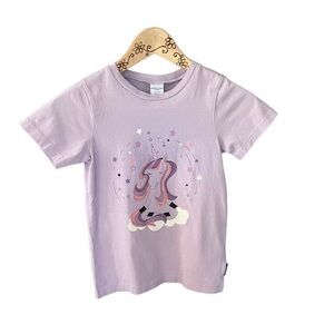 Polarn O. Pyret Lavender Unicorn Kids T-Shirt